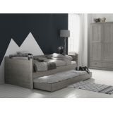 Alta Bedbank met jump-up bed, Stone Grey