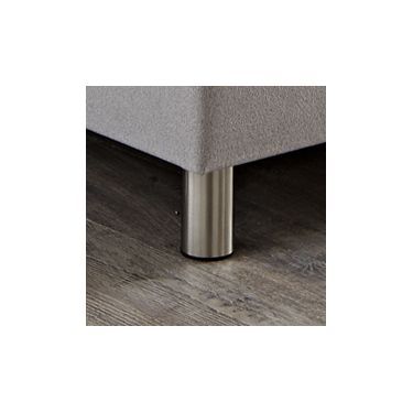 Bedpootjes 12 cm Coated RVS