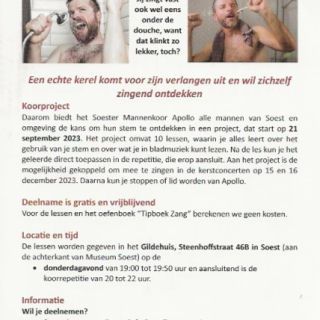 Koorproject 2023 gestart!