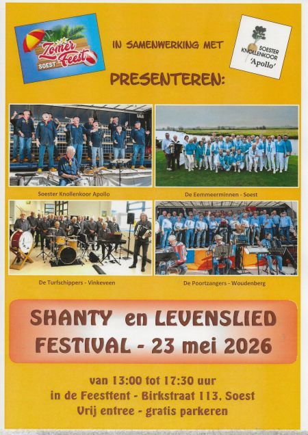 Knollenkoor festival tijdens het Zomerfeest