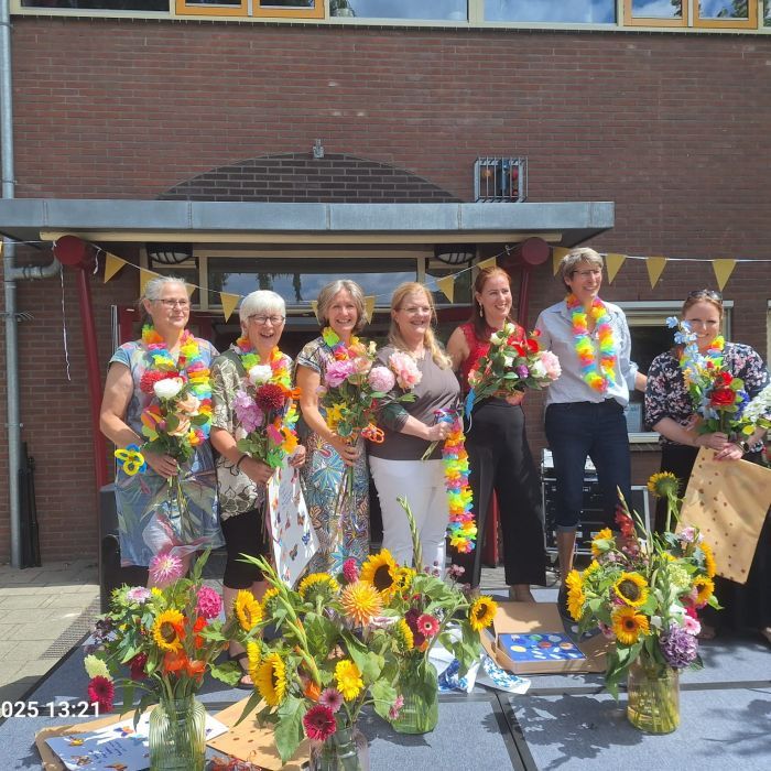 Afscheidsfeestje van de juffen
