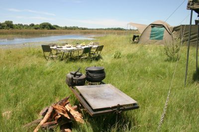 Luxe mobiele kampeersafari in kleine groep