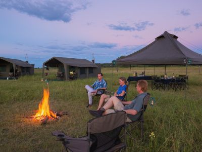 Luxe mobiele kampeer reis Safari Botswana