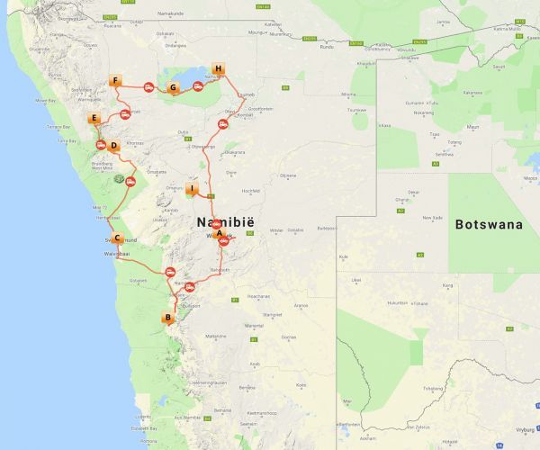 Rondreis Namibië met privéchauffeur/gids