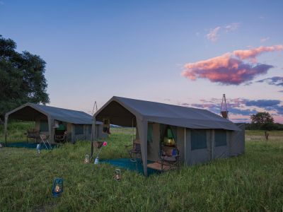 Luxe mobiele kampeersafari Botswana in Stijl