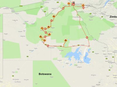 Groeps kampeersafari Botswana Optimaal