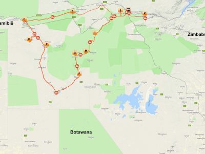 Groeps kampeersafari Namibië, Botswana & Victoria Falls