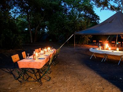 Luxe groeps kampeersafari Botswana