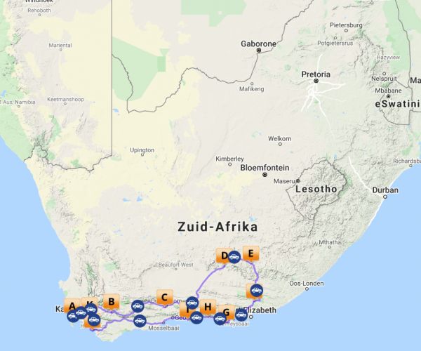 Rondreis Zuid-Afrika: Kaapstad, Tuinroute & Safari