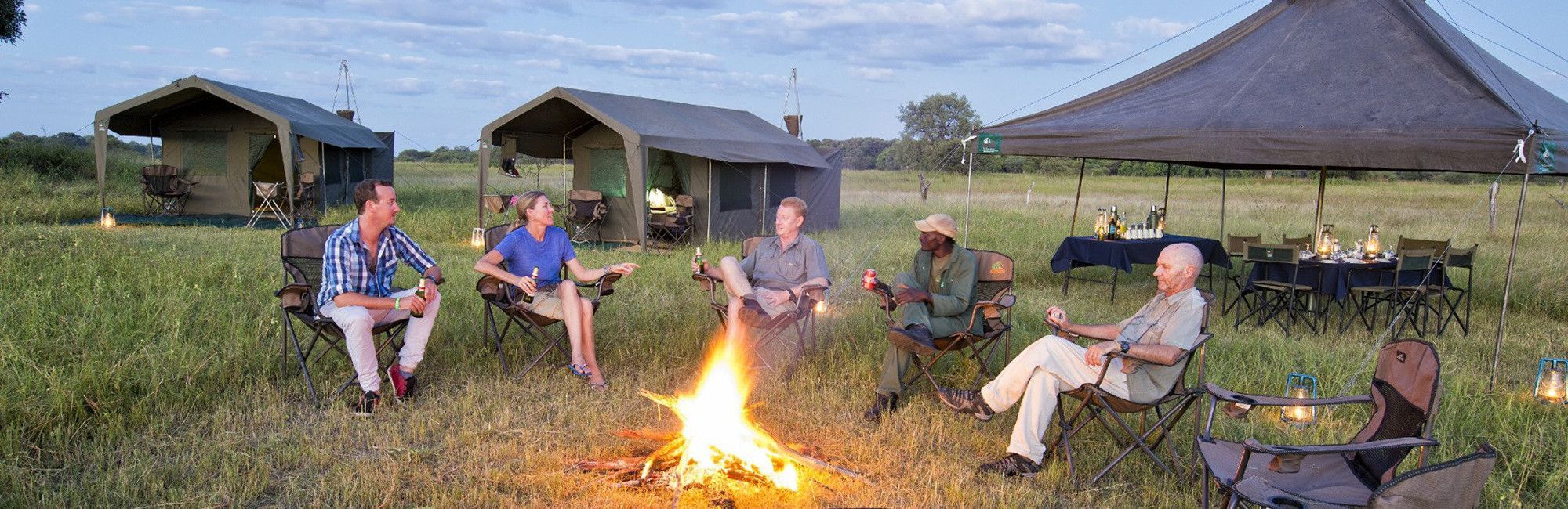 Luxe  mobiele kampeersafari Botswana in Stijl