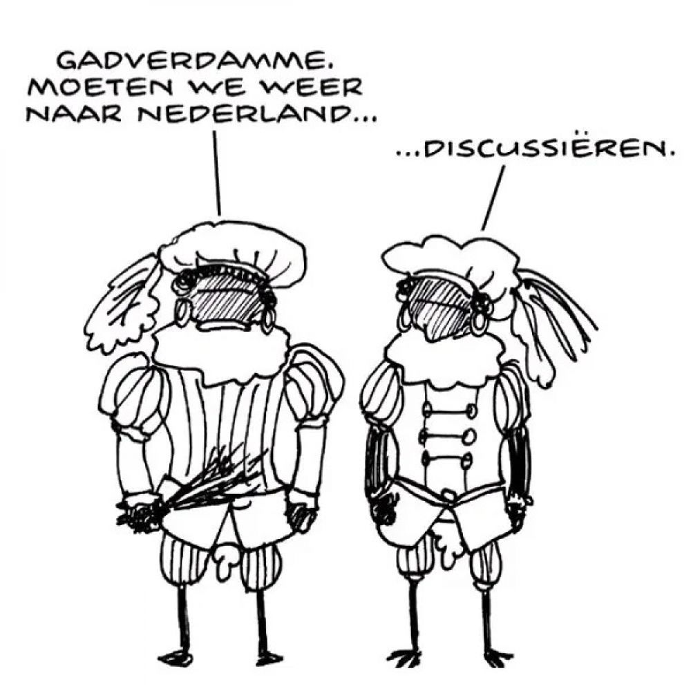 parachute Voorverkoop Knooppunt Gemeentebelangen Groen Soest - De oorsprong van Zwarte Piet.