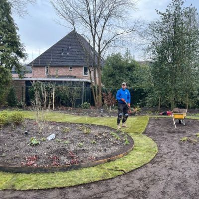 Tuinaanleg parktuin in Soesterberg