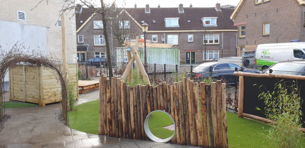 HK Groen Aanleg tuin kinderdagverblijf AmsterdamNoord