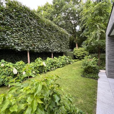 Tuinaanleg bij nieuwbouwwoning
