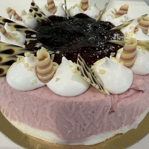 IJstaart aardbei vanille 6-8 personen