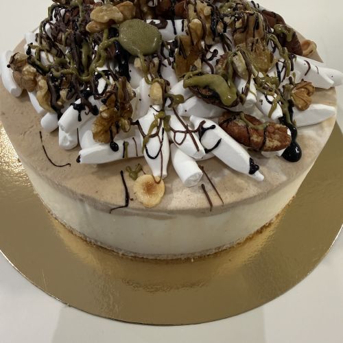 IJstaart hazelnoten en vanille 6-8 personen