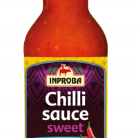 Nieuw: chilisaus 50% minder suiker!