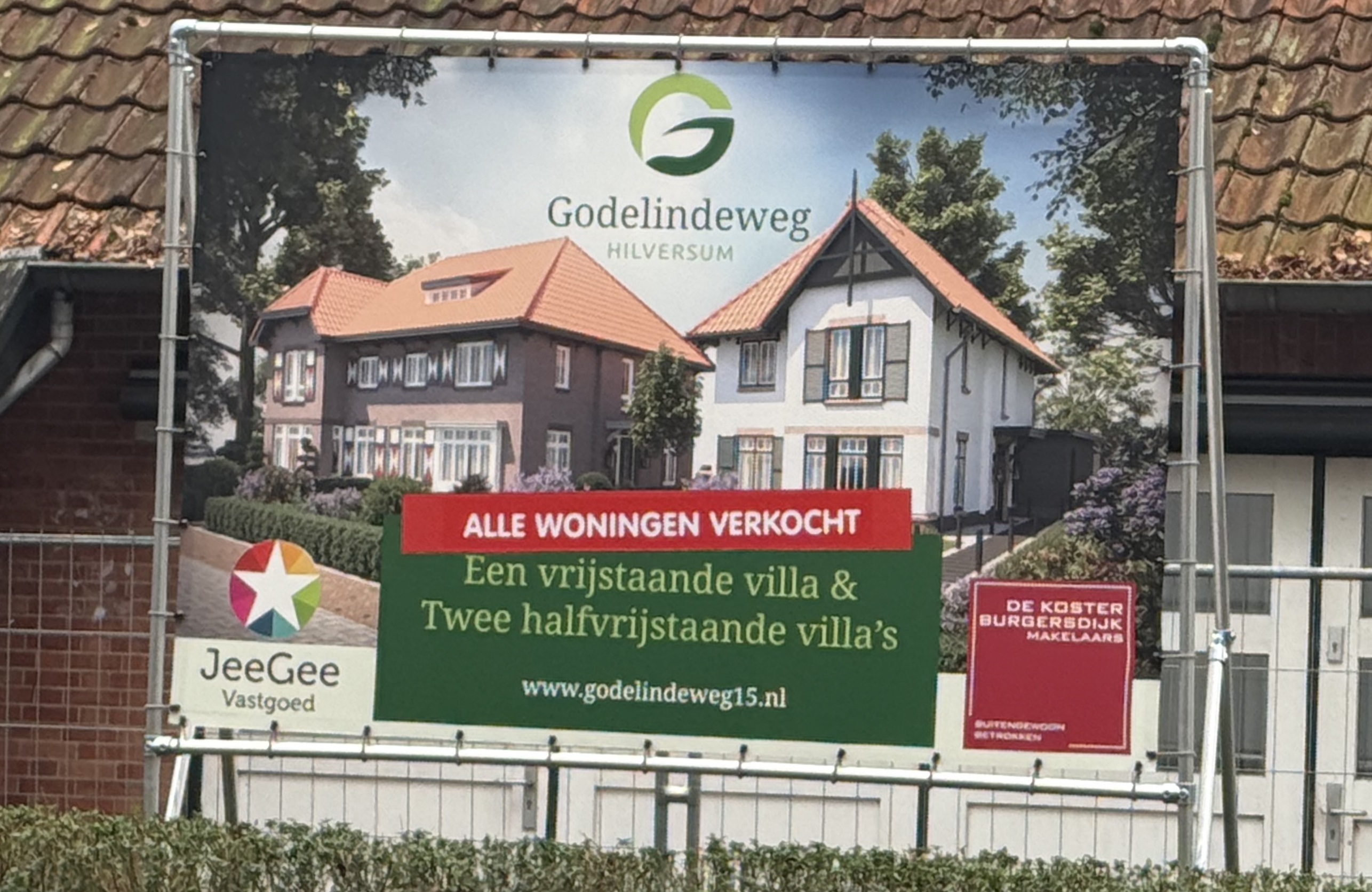 Godelindeweg 15 Hilversum: alle woningen verkocht!