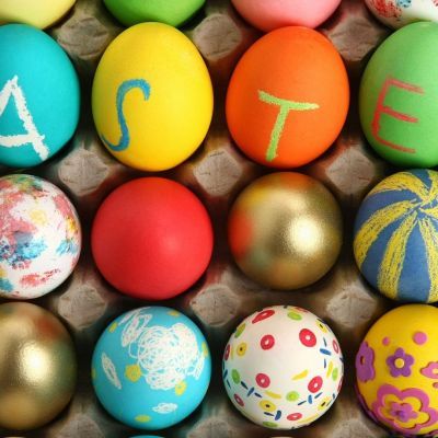 Paaseieren zoeken zaterdag 13 april