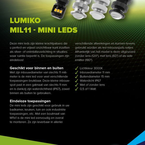 Lumiko mini leds