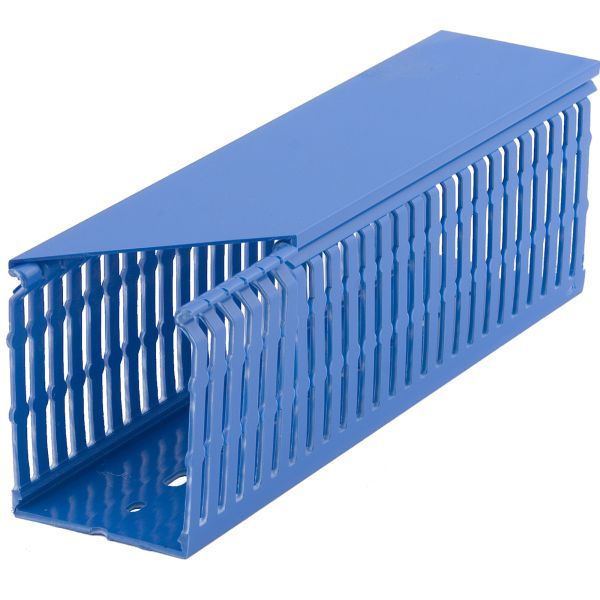 Veiligheidskoker 100x100mm blauw, 1x2meter