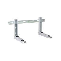 Wandbeugel met schuifrail 800 x 420mm, wit