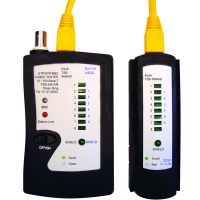 Meet- en testapparaat voor: UTP- en patchkabels RJ11, RJ12, RJ45
