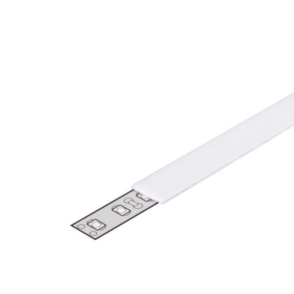 Profiel afdekking A schuif, opaal 1 meter Prof 10 (10 stuks)