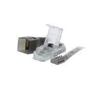 Klemko RJ45 Toolless connector, Cat6, UTP, PoE, 1,5A ronde kabel  | 182420