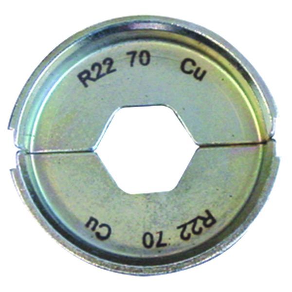 Matrijsset MS22, zeskantpersing, kabelschoen,doorsnede:70mm², DIN40500