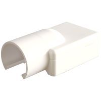 Verloopmof 16mm voor 25x13mm wit