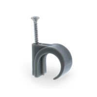 Mepac flexbuis schroefclip gecentreerde rib grijs 16-19mm 100 stuks | 421282