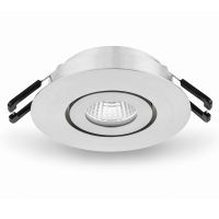 Lumiko Siena COB richtbare LED spot RVS look 3,1W, 350mA 4000K