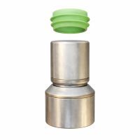 Adapter INOX CE DL RVS D60-80mm voor DL60 slangen (groene afdichting)