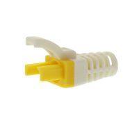Klemko RJ45 tule 5.5mm, geel, compacte uitvoering - schuift in connector | 183424