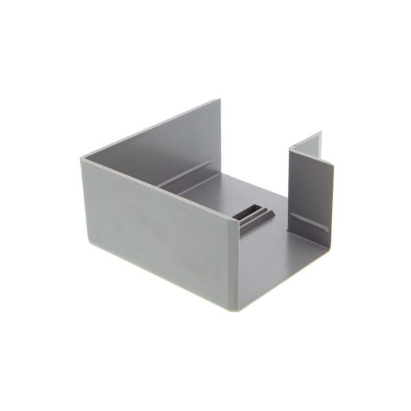 Vlakhaakstuk 40x40mm grijs