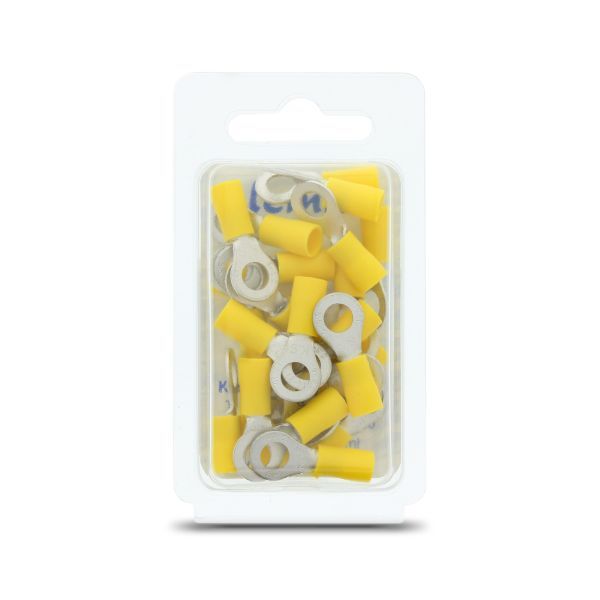 Klemko blister geïsoleerde ringkabelschoen M6 voor draad 4,0-6,0mm² | 171180