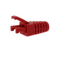 Klemko RJ45 tule 6.5mm, rood, compacte uitvoering - schuift in connector | 183442