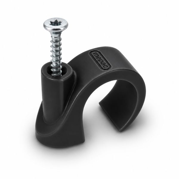Mepac schroefclip zwart 16-19mm T10 100 stuks | 421545