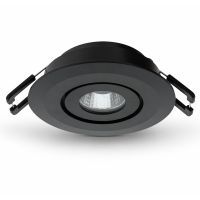 Lumiko Siena COB richtbare LED spot zwart 3,1W, 350mA 4000K