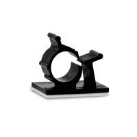 Zelfklevende kabelbeugel 8/10mm zwart 50 stuks