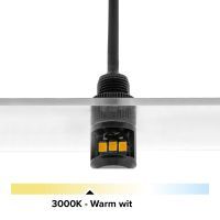 Zwarte mini LED IP67, 11mm, 0,5W, 3000K, Side emitter