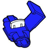 Geïsoleerde Aftakklem 2,5 mm² type drieweg