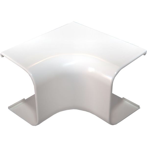 Binnenbocht 78x38mm, wit