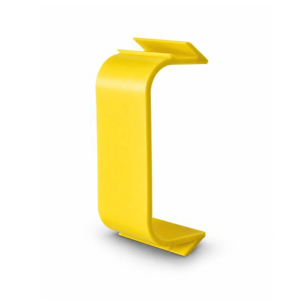 Canalit klikbeugel voor bevestigen en koppelen van leidingkanaal airco 65x50mm geel | 941150