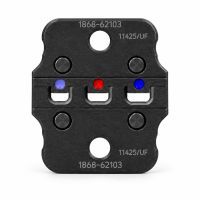 Wezag inzetmatrijs voor geïsoleerde vlakstekers en vlakstekerhulzen, 0,14-2,5mm²