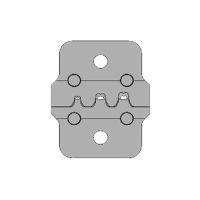 Wezag inzetmatrijs voor ongeïsoleerde vlakstekerhulzen met tab 2,8