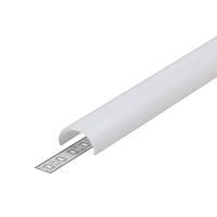 Profiel afdekking D klik, opaal, rond, 2 meter voor Prof 12 opbouw