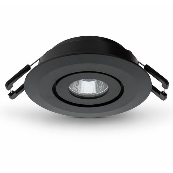 Lumiko Siena COB richtbare LED spot zwart 3,1W, 350mA 4000K