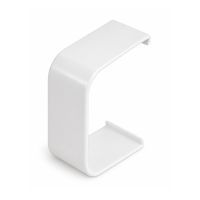 Canalit koppelstuk voor leidingkanaal airco en warmtepomp wit RAL9010 125x75mm - 25 stuks zonder folie | 941275-B